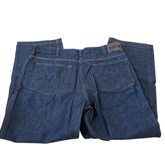 Duluth Trading Ballroom Jeans Men's Size 38x30 Midweight 5-Pocket Blue Cotton - Picture 4 of 5